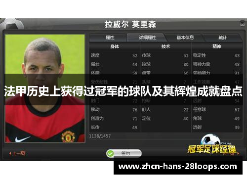 法甲历史上获得过冠军的球队及其辉煌成就盘点